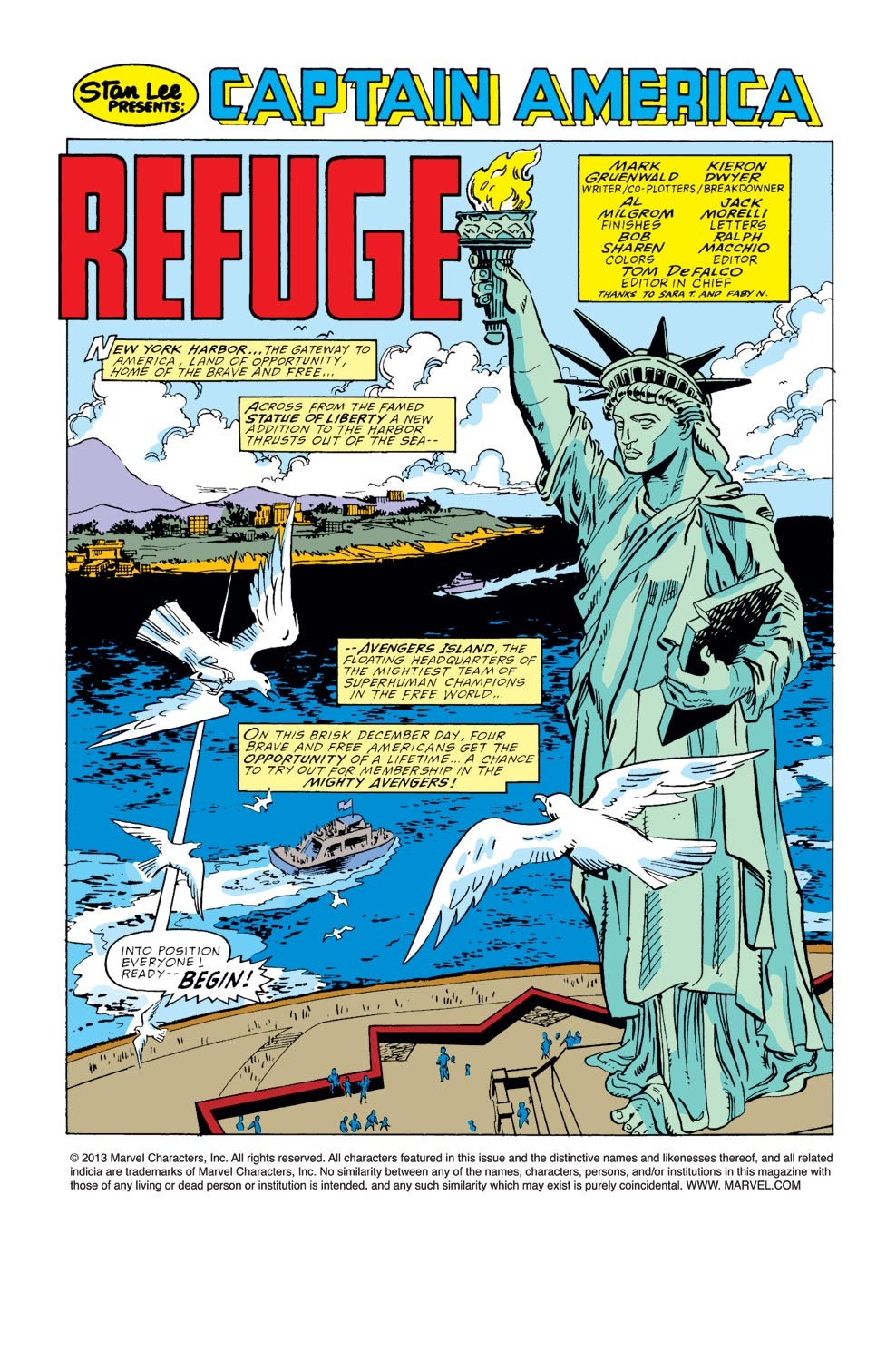 Read online Captain America (1968) comic - Issue #352 - 2