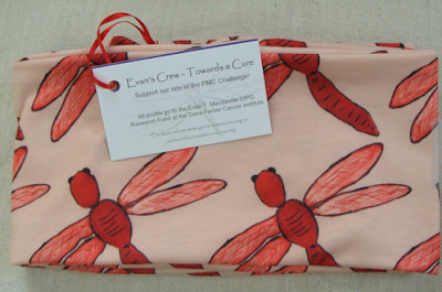 Red Dragonfly scarf by Kristen Bellotti (Fabric design, Clare Walker) ready to send to a happy buyer. It could be you!