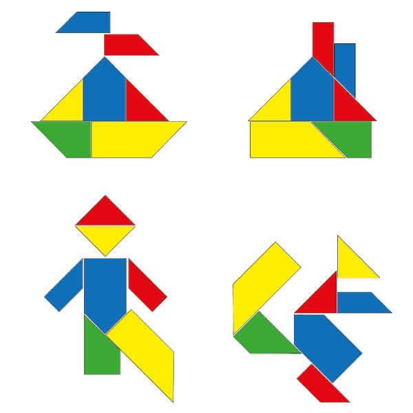 Геометрическая мозаика для дошкольников схемы