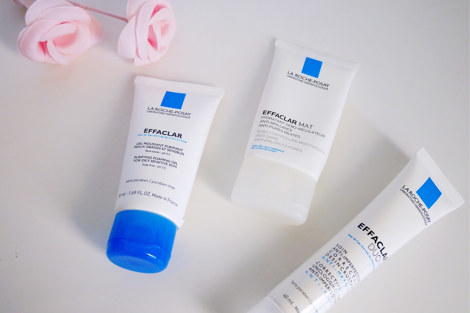 Effaclar line Skincare routine for acne-prone skin