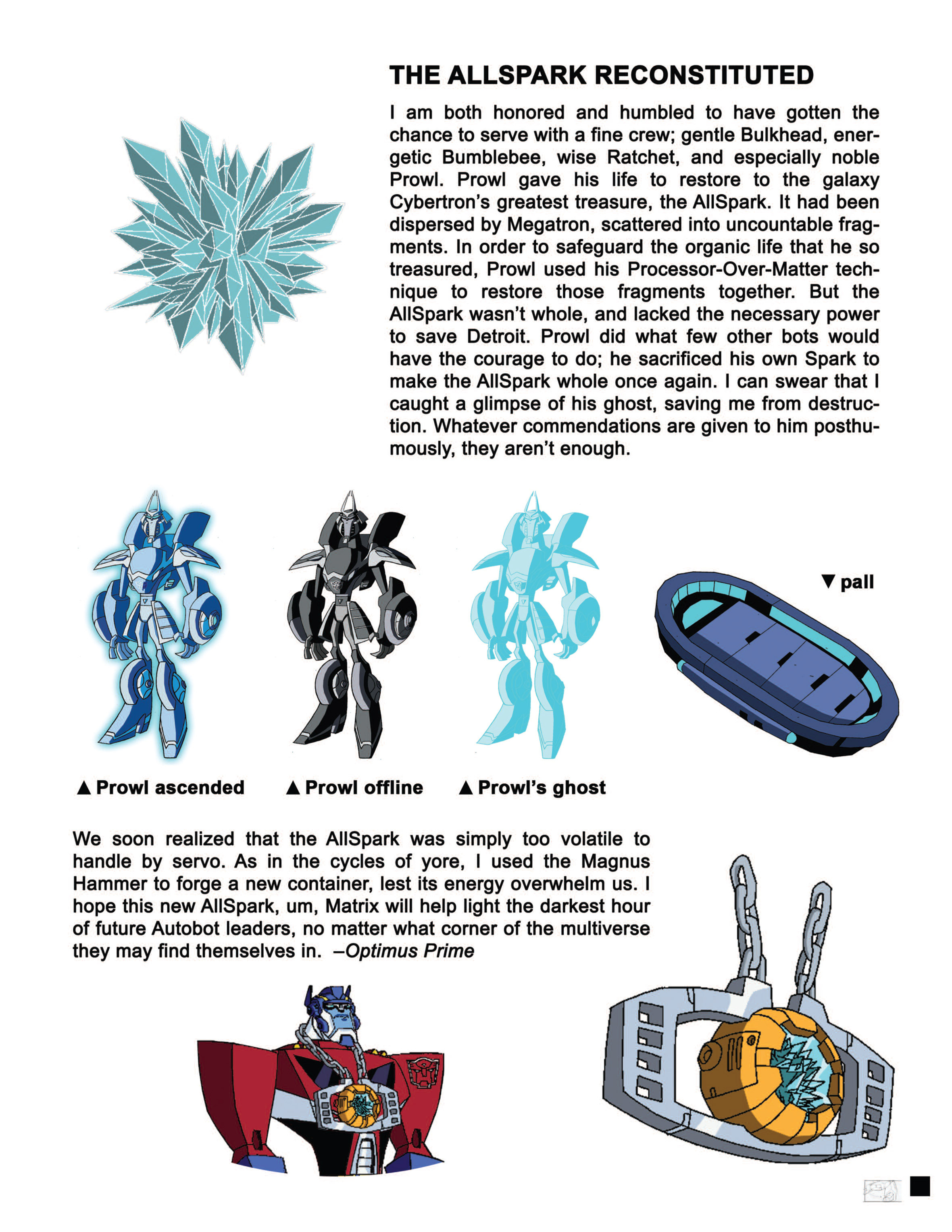 Read online Transformers Animated: The Allspark Almanac comic -  Issue # TPB 2 - 104