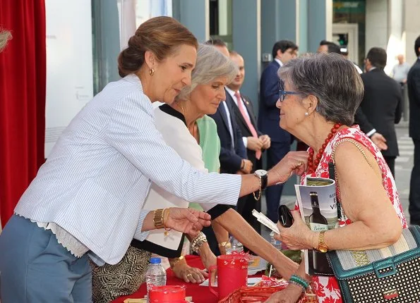 Infanta Elena presides over 'Caritas' charity fundraising event on the occasion of the Charity Day in Madrid
