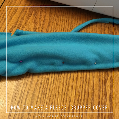 DIY: How to Make a Fleece Crupper Cover 