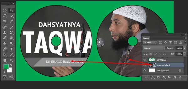 Cara Membuat Label Cd Di Photoshop Bisa Langsung Print Grafis Media