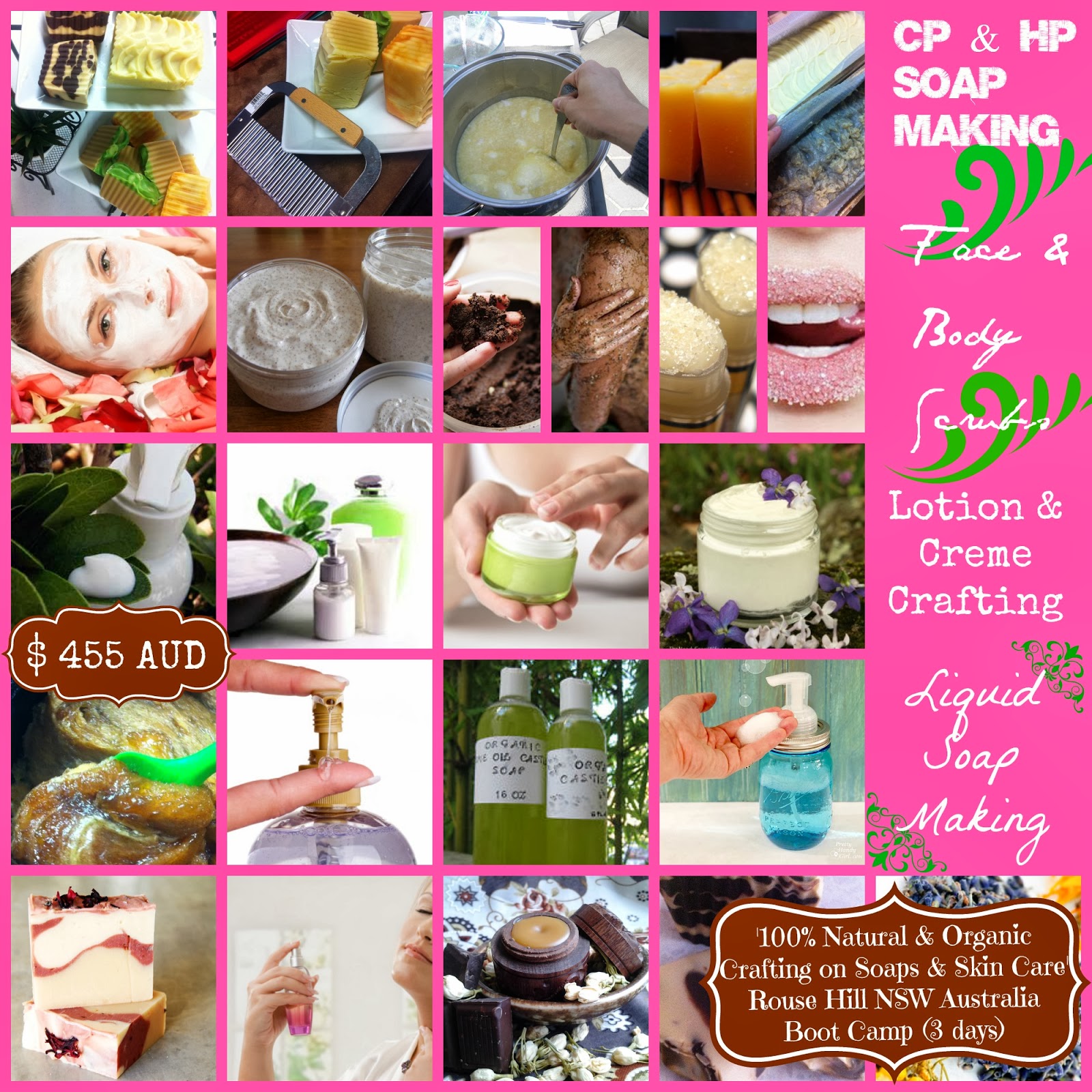 Soap Making and Natural Cosmetic & Skin Care Product Making