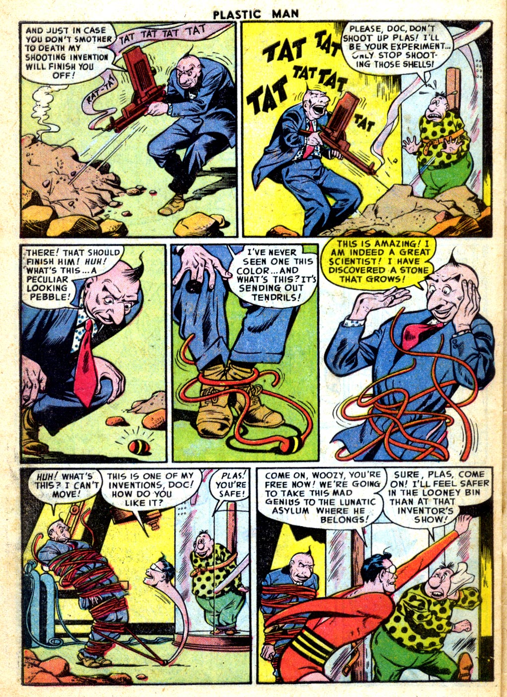 Read online Plastic Man (1943) comic -  Issue #54 - 32