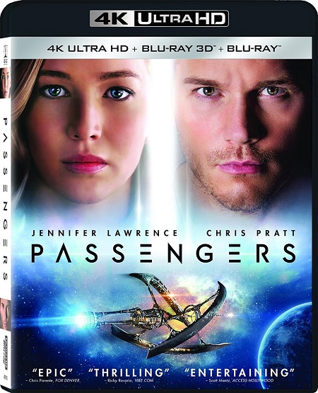 Passengers (2016) 2160p HDR BDRip Dual Latino- Inglés [Subt. Esp] (Ciencia ficción. Aventuras. Drama)