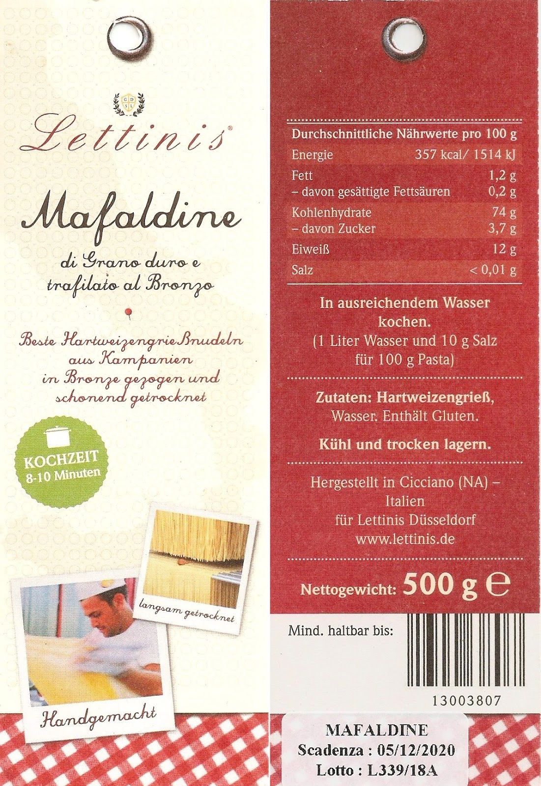 Pasta mit Sardellen und Tomaten Pasta mit Sardellen und Tomaten