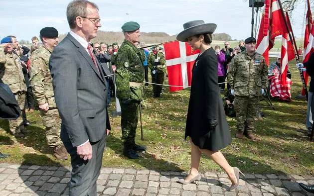 Princess Mary at the 75th anniversary of the Nazi occupation