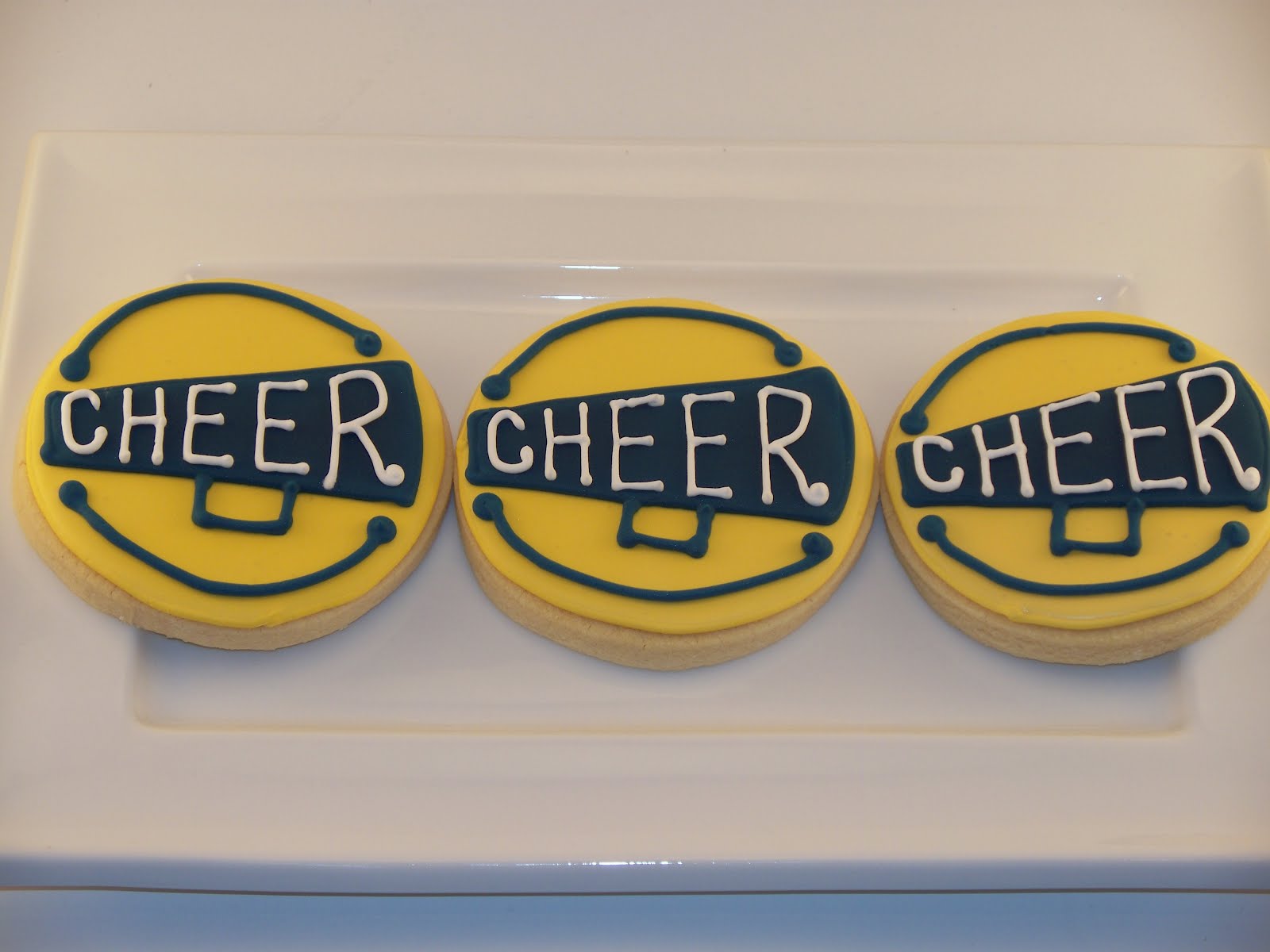Cupcake Deluxe Cheerleader Cookies