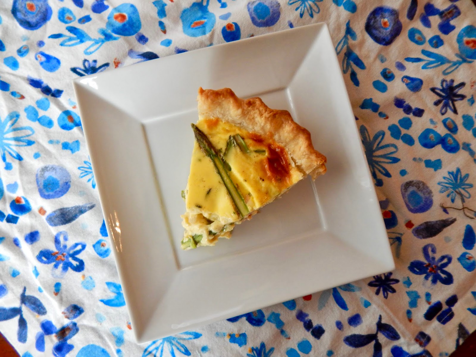 The Nerdy Chef Asparagus & Fontina Quiche
