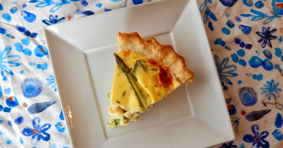 The Nerdy Chef Asparagus & Fontina Quiche