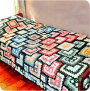 Colcha Full Color a Crochet Colcha Full Color a Crochet