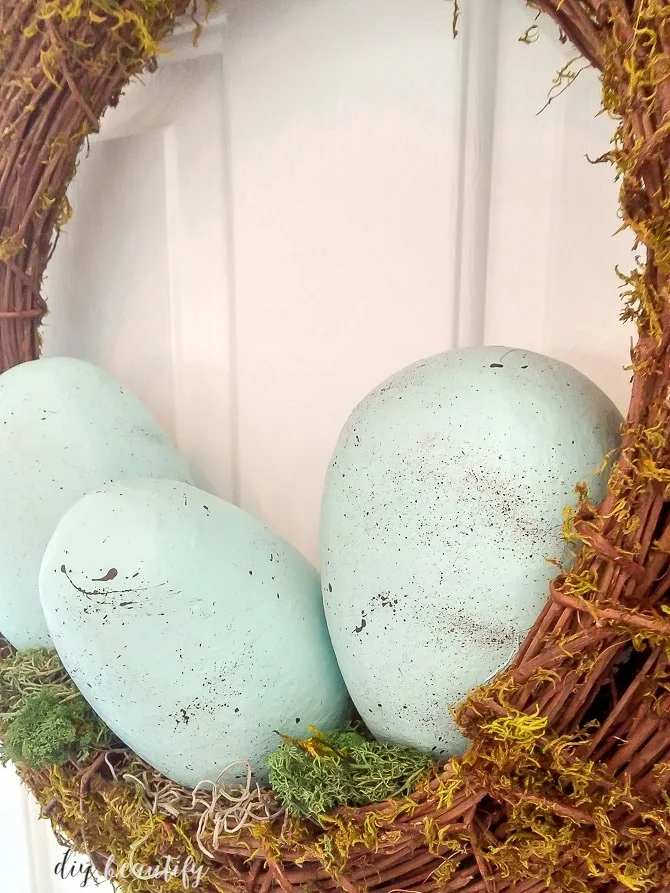 painted robins eggs