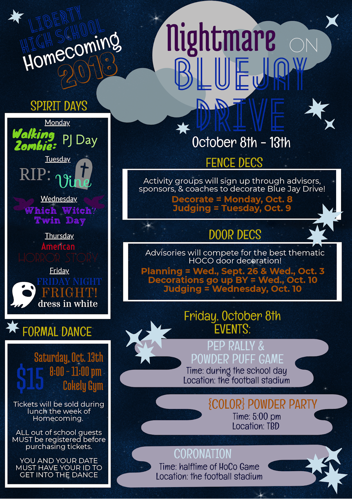 Liberty High School Class Of 2019 October 10th