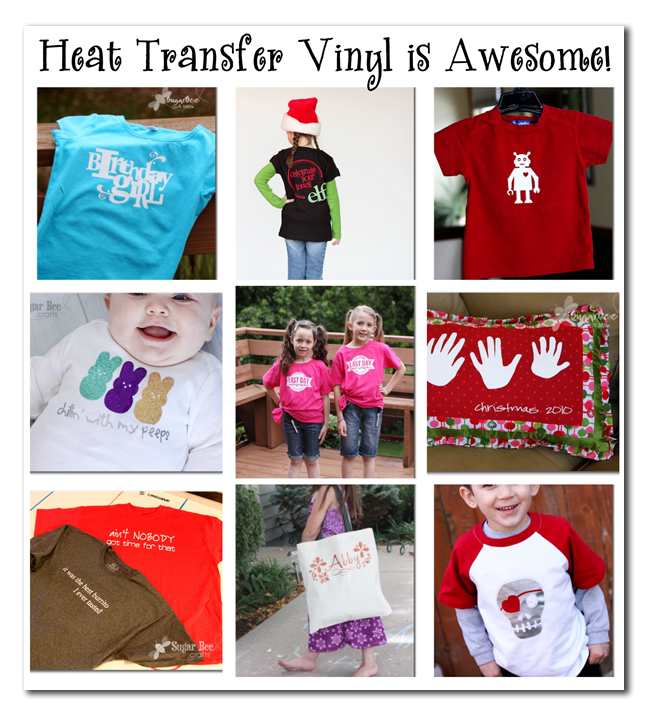 Heat Transfer Vinyl Silhouette Deal And Giveaway Sugar
