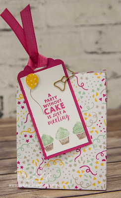 It's My Party Suite Party Bag made with products available from 5 January 2016 at www.bekka.stampinup.net