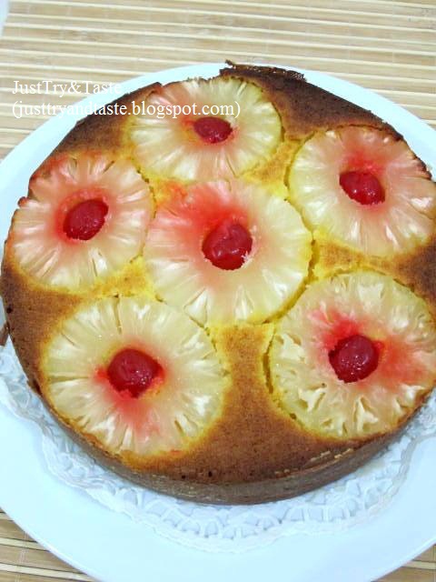 Resep Cake Nanas - Pineapple Upside Down Cake