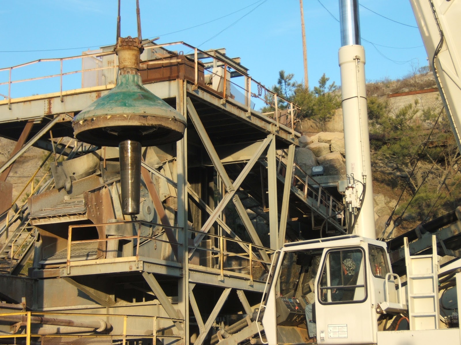 Phoenix Crane Rental Martin Marietta Quarry, Camak, GA