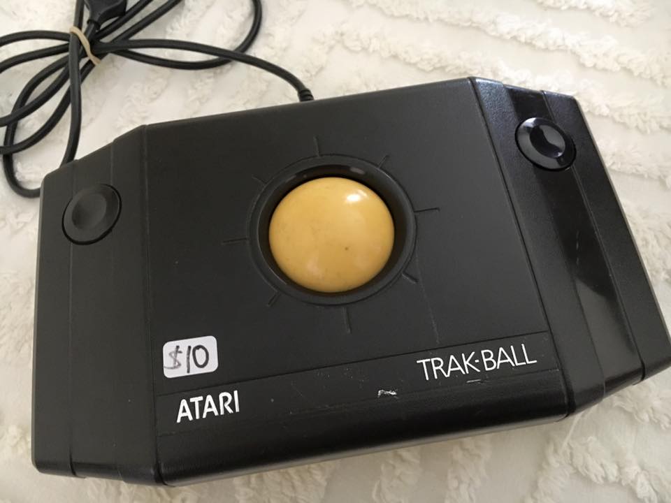 Technically Distracted Vintage Atari CX22 TrakBall with USB interface.