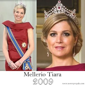 Queen Maxima wore MELLERIO Tiara