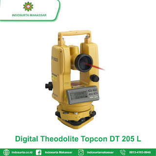 Jual Digital Theodolite Topcon DT-205L di Makassar | Harga dan Spesifikasi