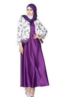 Baju Gamis Mewah Dan Elegan Batik Kombinasi Baju Gamis Mewah Dan Glamor Tampil Elegan Untuk Pesta