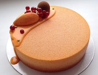 Icing Manggo Mirror Cake Icing Manggo Mirror Cake