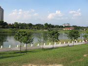 This is Desa City Park. One of the park that allows dogs. (park )