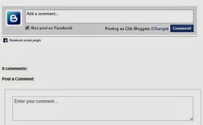 kotak komentar facebook di blog