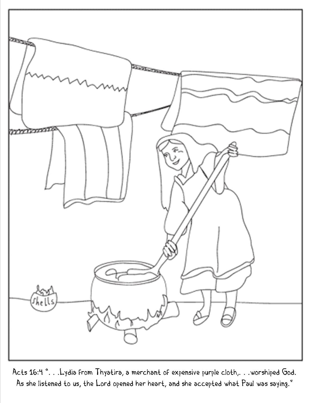 Sunday school coloring pages image by Crystal Burns on Paul & Lydia