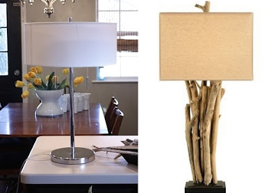 driftwood table lamp