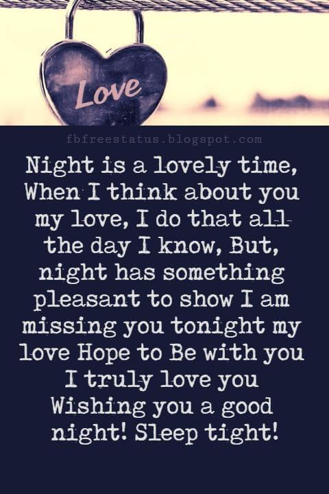 Goodnight Love Poems For Him