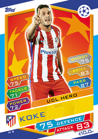 Champions League MATCH ATTAX 2016-2017 ☆ Football Cards ☆ #BRU1 to #JUV18 