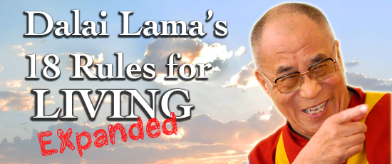 The Dalai Lama's 18 Rules Of Living