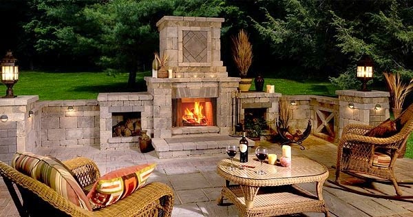 Fireplace in the garden – 35 great designs!