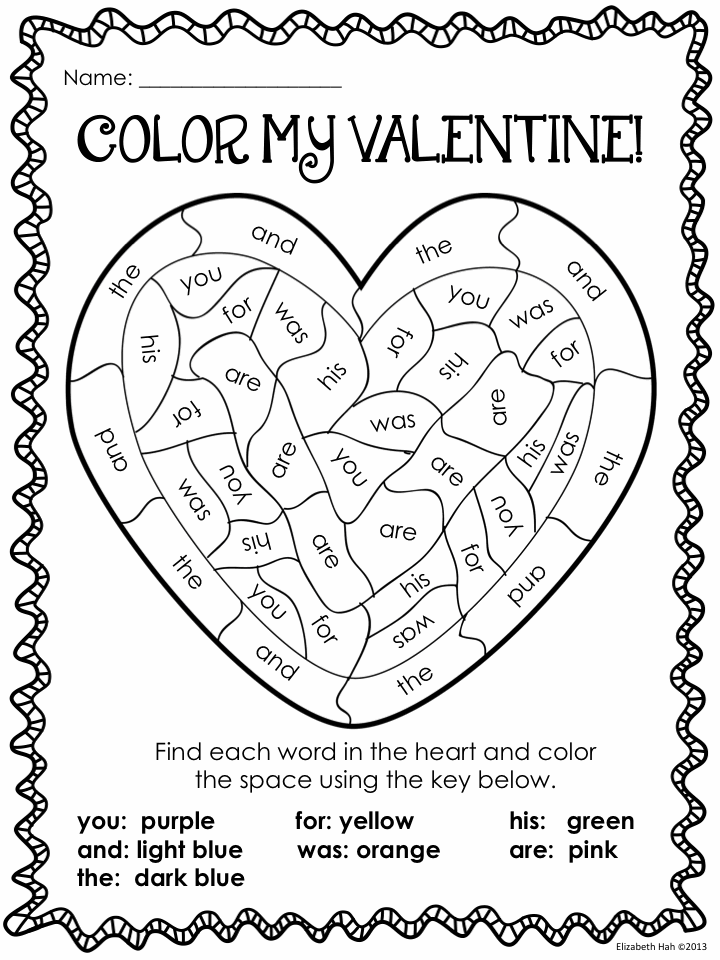 Free Valentine Printable Activities