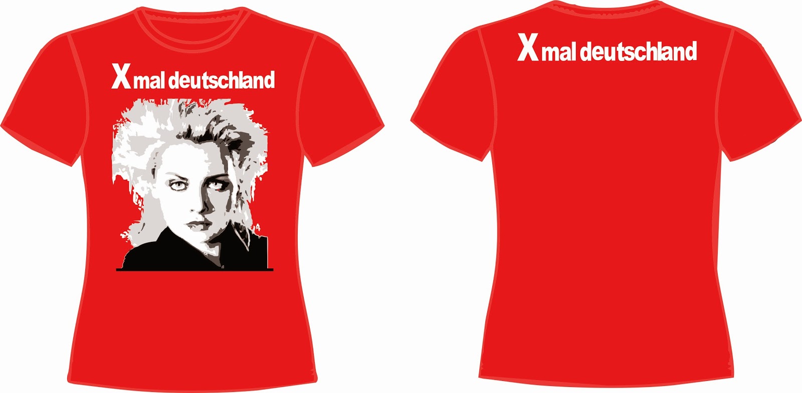 knupSilk ESTAMPARIA/SERIGRAFIA Xmal Deutschland