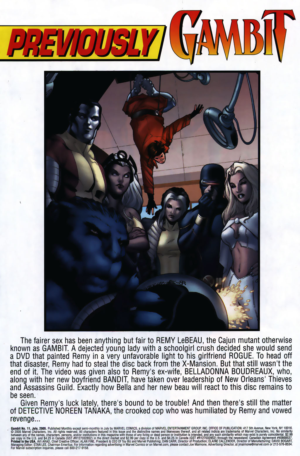 Read online Gambit (2004) comic -  Issue #11 - 2