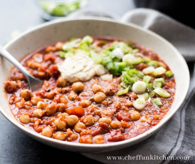 20 Minute Vegan Buffalo Chickpea Chili 20 Minute Vegan Buffalo Chickpea Chili