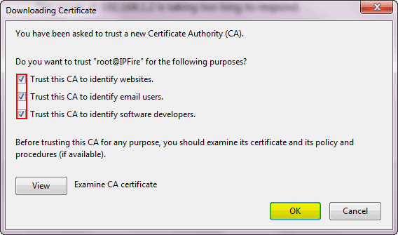 Microsoft root certificate