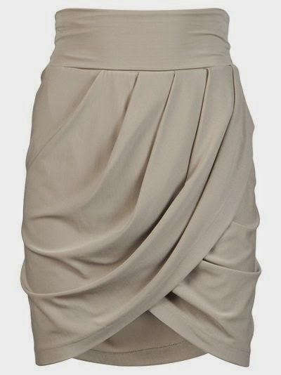 Stunning Mini Skirt In Tan | High fashion