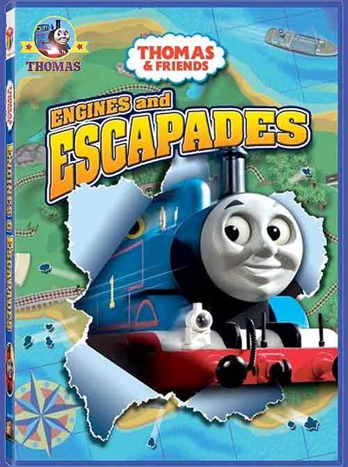 DVD Thomas and friends Thomas engines and escapades Sodor trains