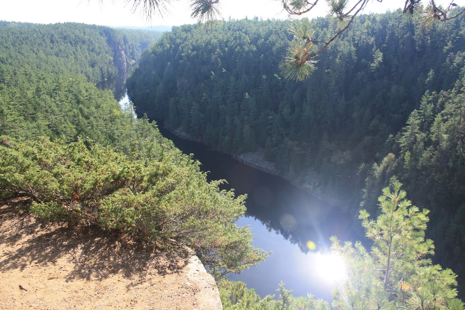 Cici Canoe Barron Canyon from above a picture post