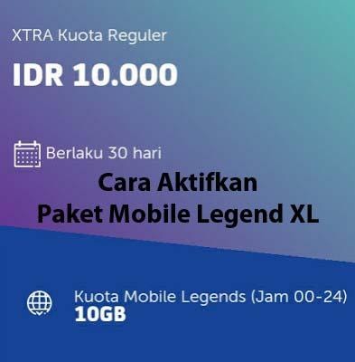 Terbaru Cara Daftar Paket Mobile Legends Xl 10gb 10 Ribu 30 Hari Musik 11
