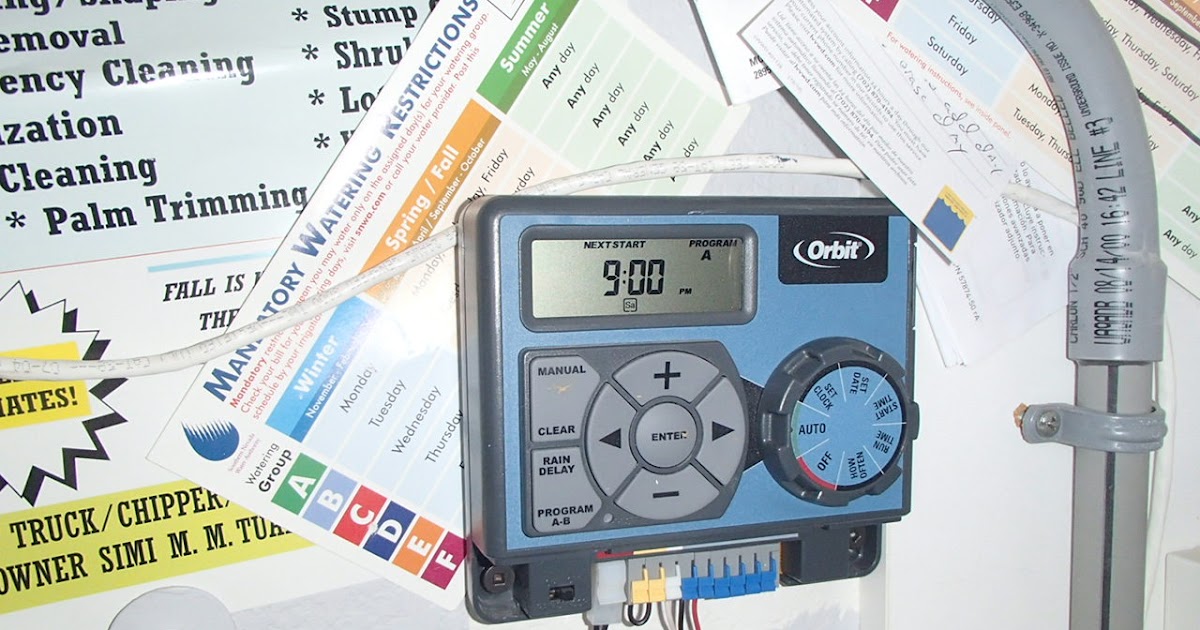 Xtremehorticulture of the Desert Follow an Irrigation Schedule for