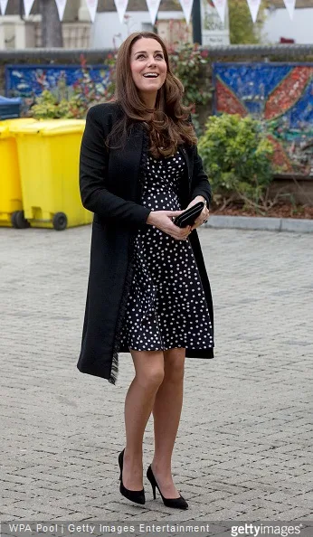 Catherine, Duchess of Cambridge visits the Brookhill Children's Centre in Woolwich to find out about the work of Home Start