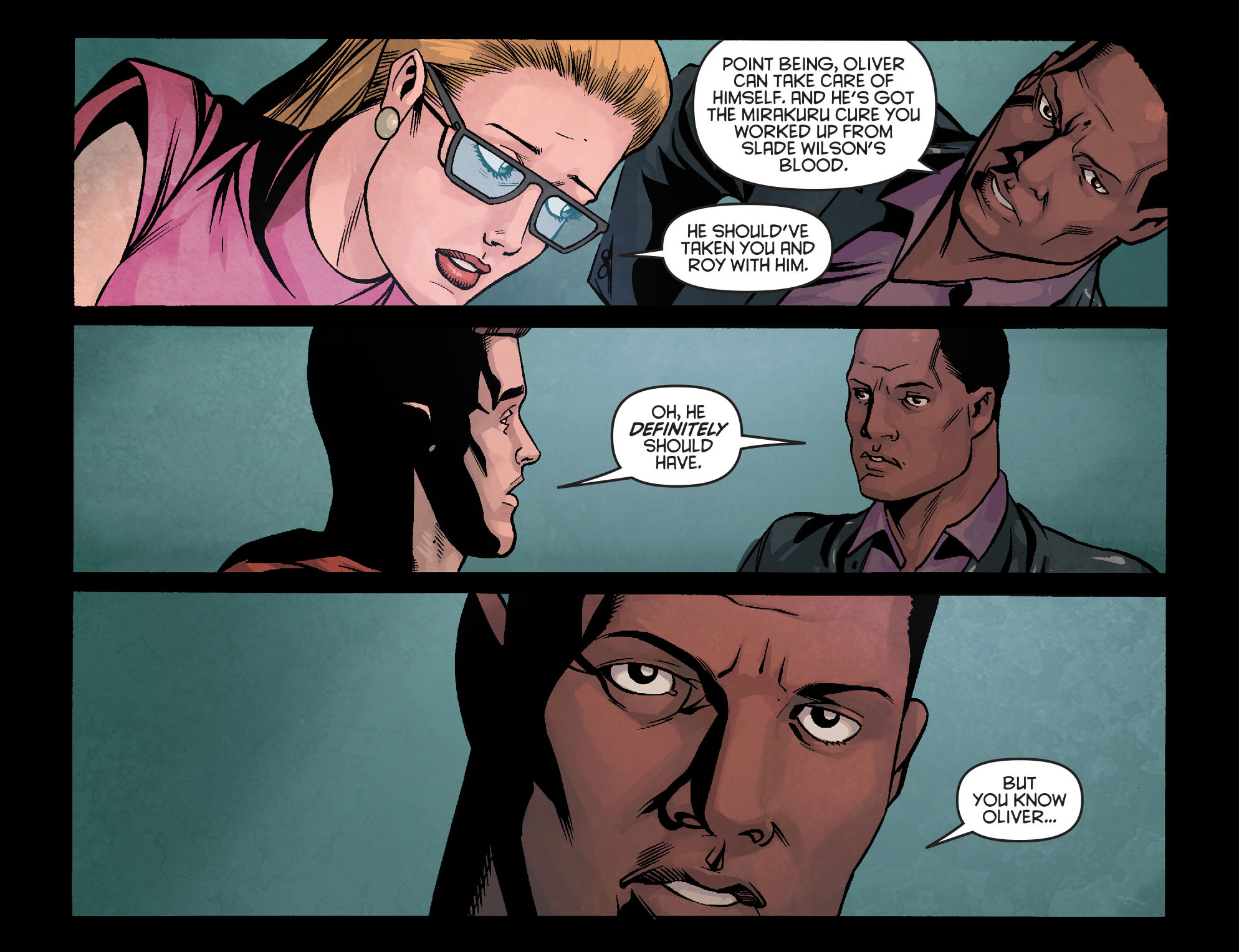 Read online Arrow: Season 2.5 [I] comic -  Issue #21 - 4
