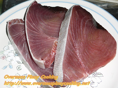 Grilled Tuna Steak, Inihaw na Bariles - Steaks