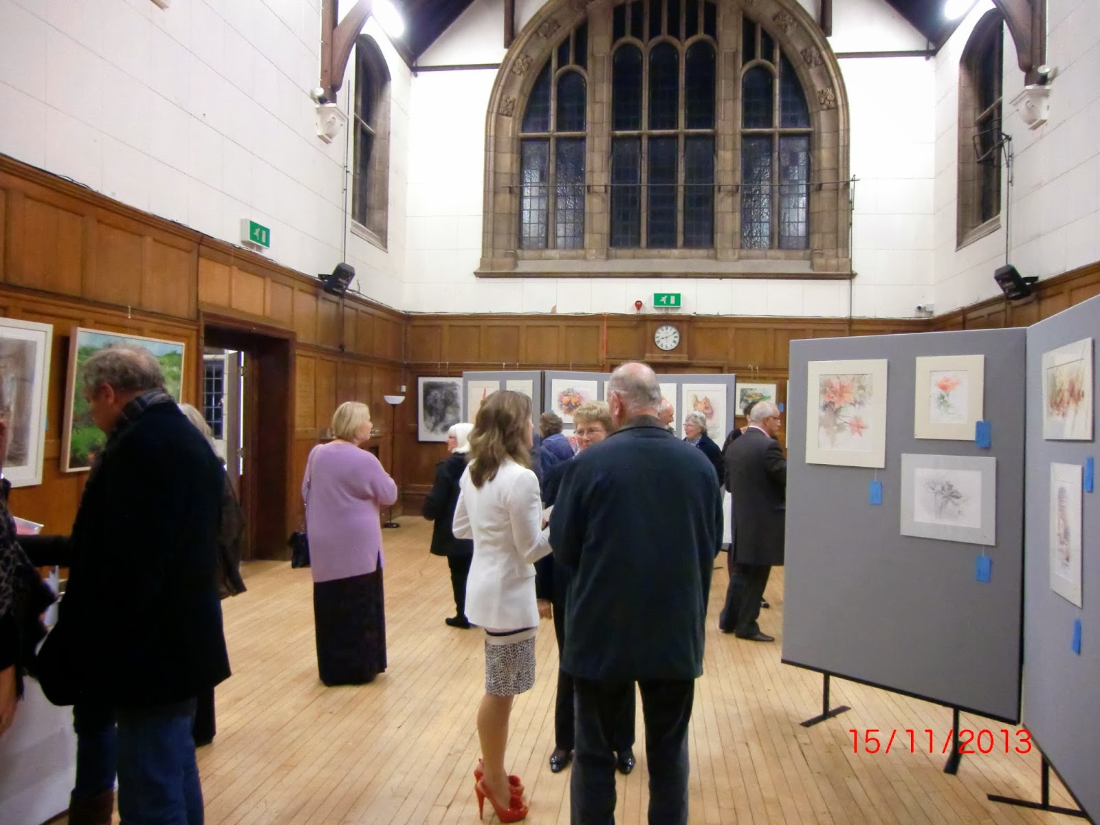 adie fine art Solo Exhibition at Soper Hall Caterham.